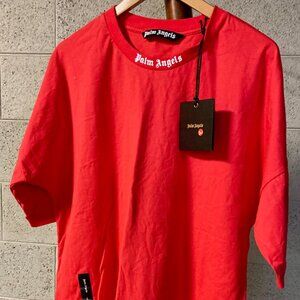 Palm Angels - Classic Logo Over T-Shirt | Red | Size L - NWT!